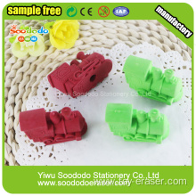 train shaped eraser gift stationery set